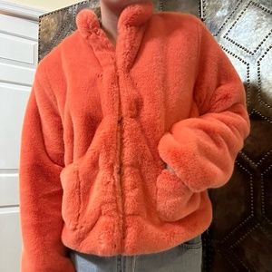 Orange Fur Coat